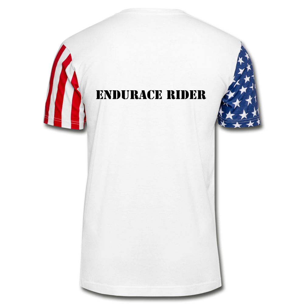 Endurance Rider Stars & Stripes T-Shirt - white