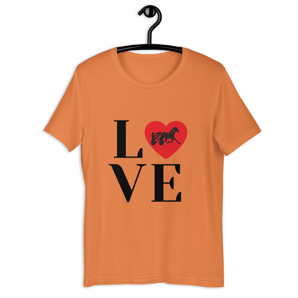 LOVE Standardbred Short-Sleeve Unisex T-Shirt
