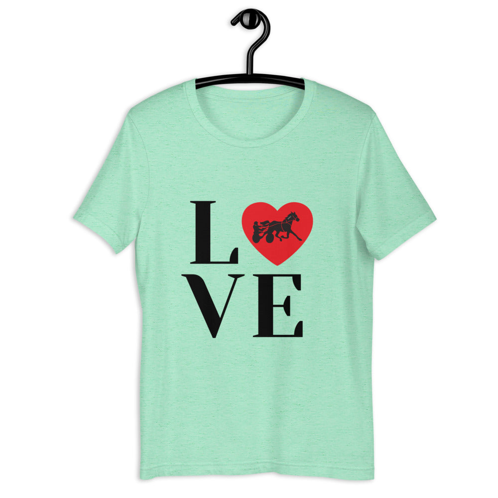LOVE Standardbred Short-Sleeve Unisex T-Shirt