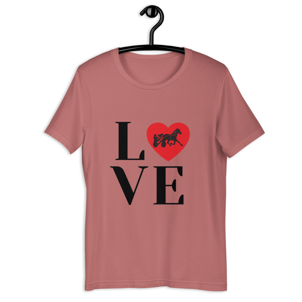 LOVE Standardbred Short-Sleeve Unisex T-Shirt