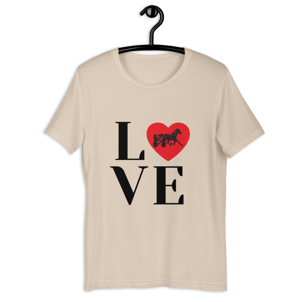 LOVE Standardbred Short-Sleeve Unisex T-Shirt