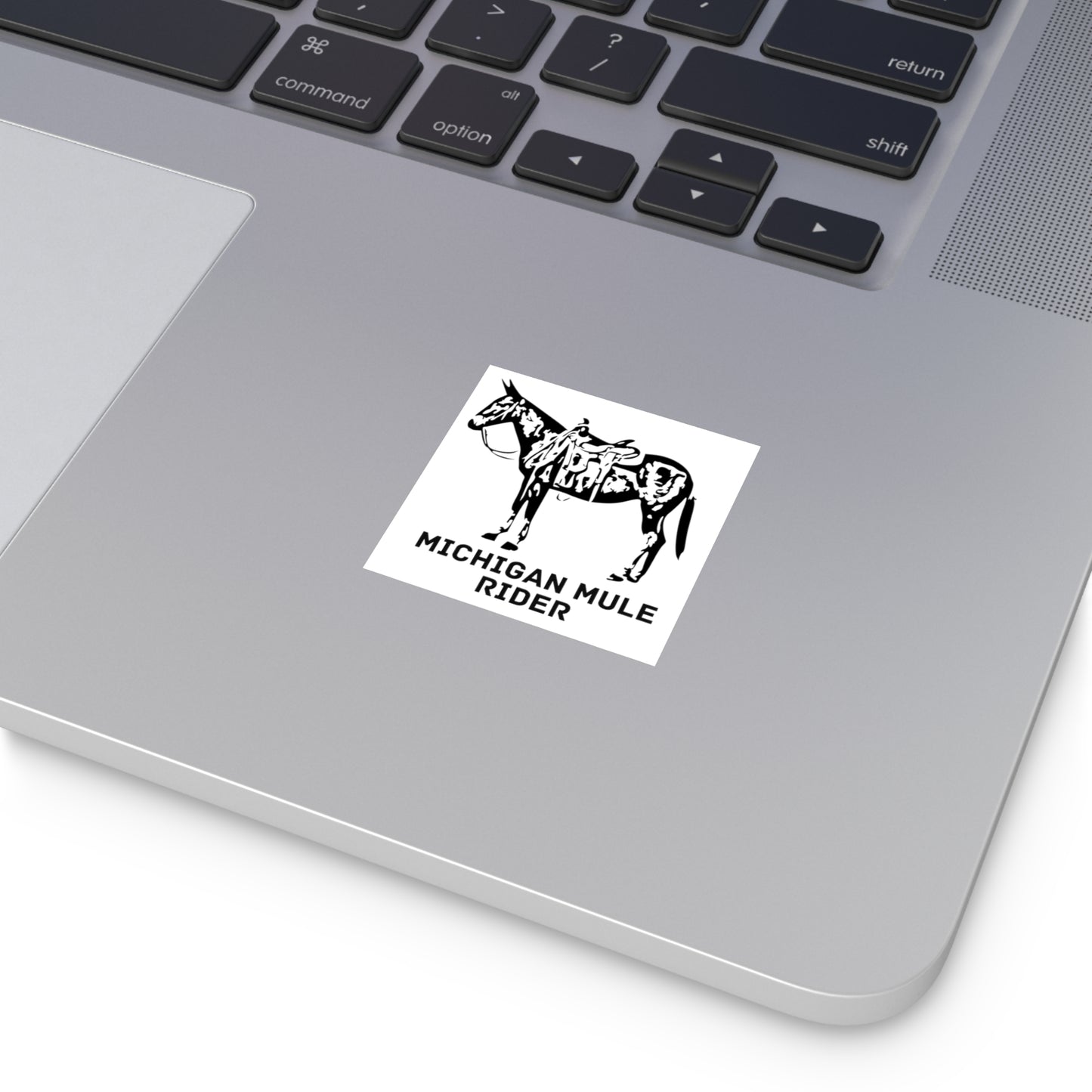 Michigan Mule Rider -  Life Is Better With A Mule Square Vinyl Stickers. Mule Lover. Mule Rider. Mule Sticker