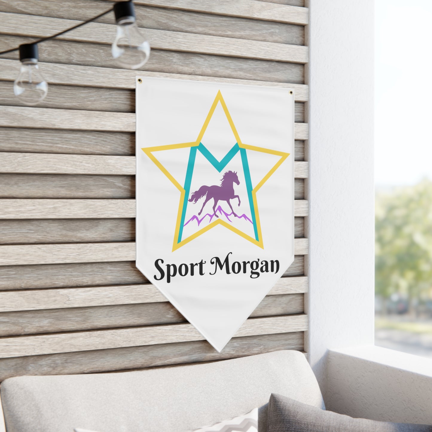 Sport Morgan Pennant Banner