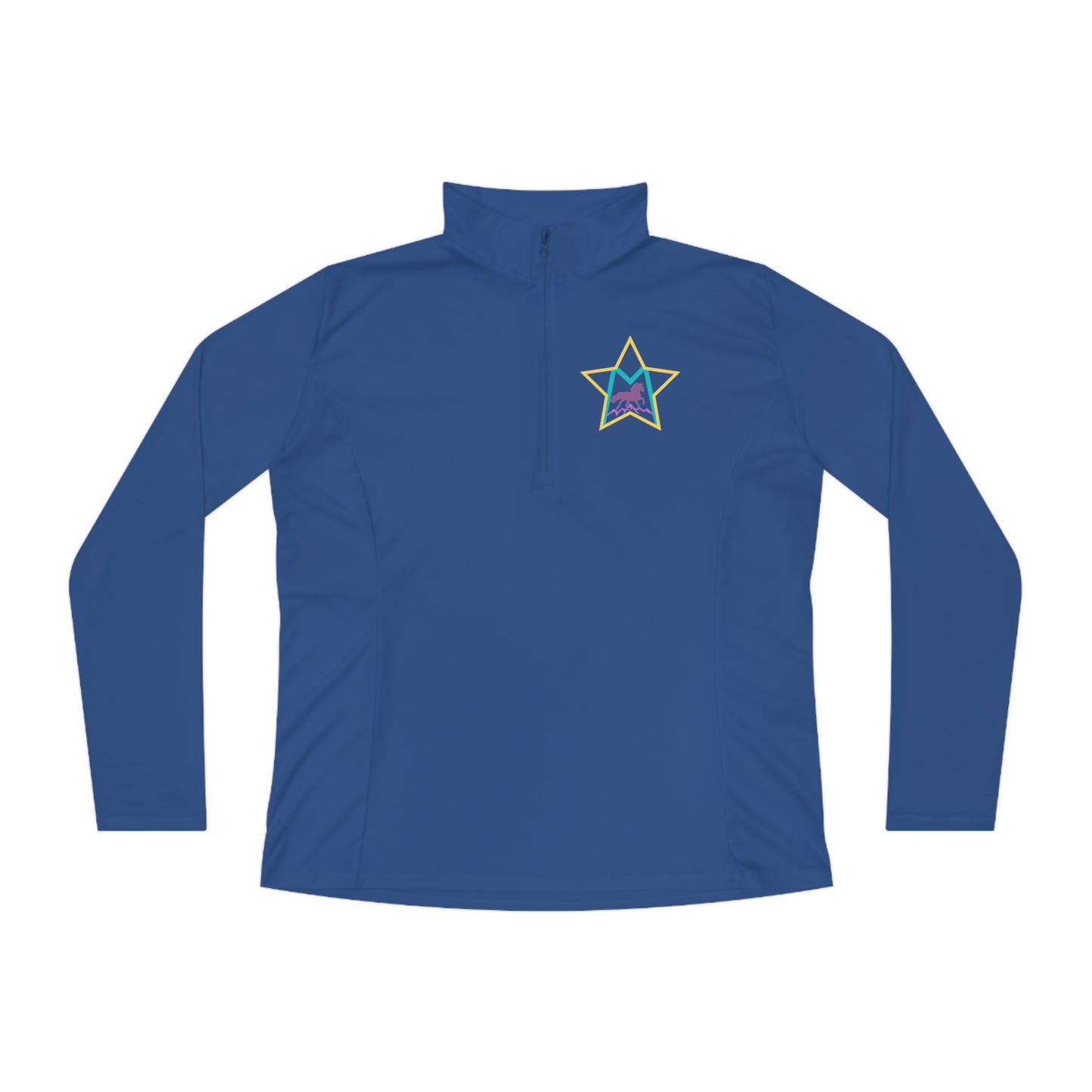 Custom Morgan2  Ladies Quarter-Zip Pullover