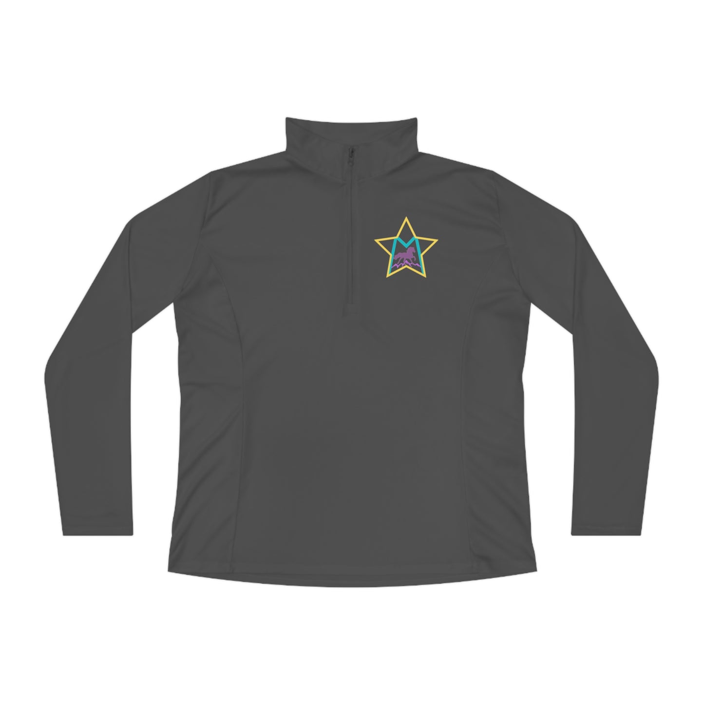 Custom Morgan2  Ladies Quarter-Zip Pullover