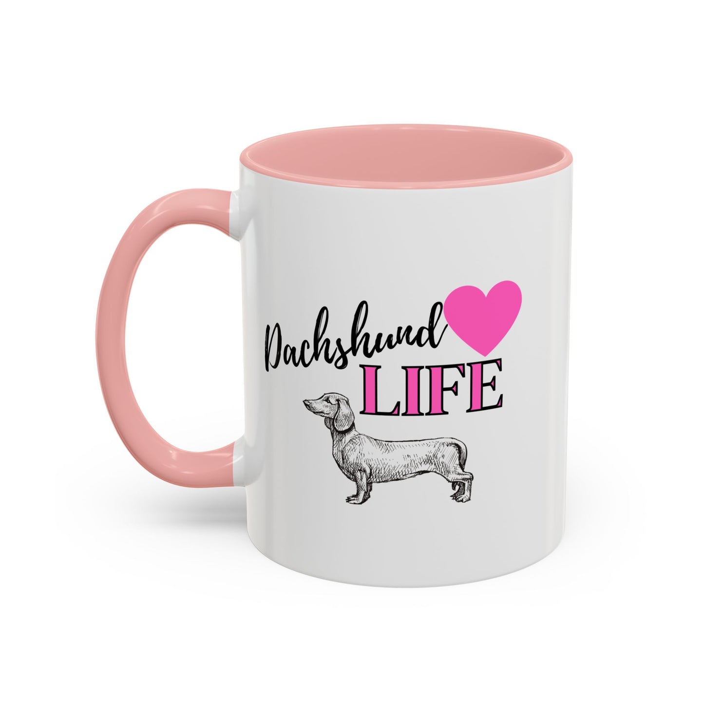 Dachshund Accent Coffee Mug - Dachshund Dog Lover Gift, Dachshund Tea Mug . Weiner Dog Mug. Dachshund Cup