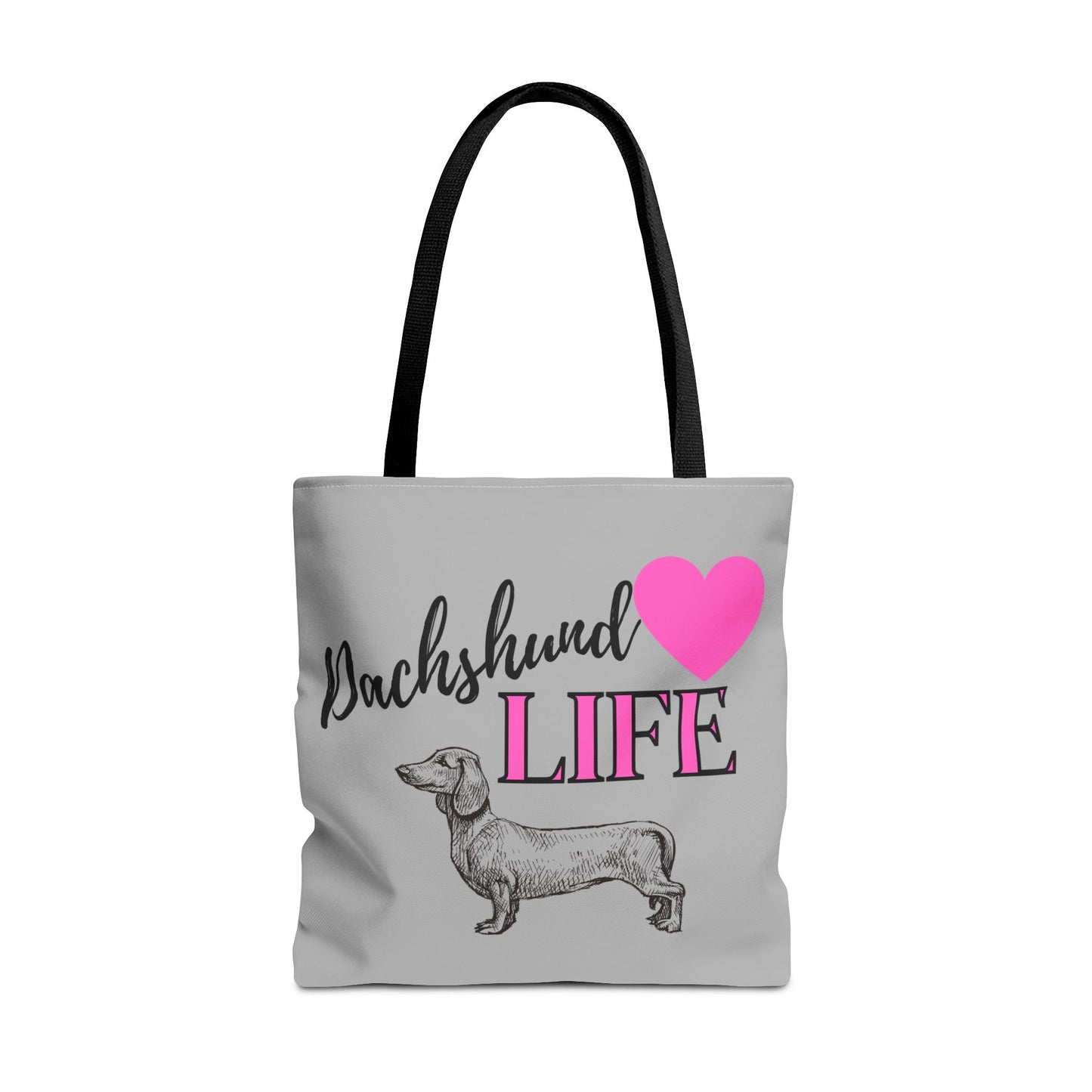 Dachshund Life Tote Bag - Dachshund Lover Gift, Dachshund Dog Tote, Dachshund Love Bag, Cute Dachsie Tote, Fun Sausage Dog Purse