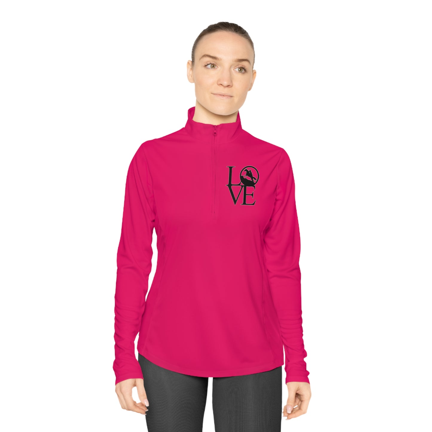 LOVE Endurance Ladies Quarter-Zip Pullover
