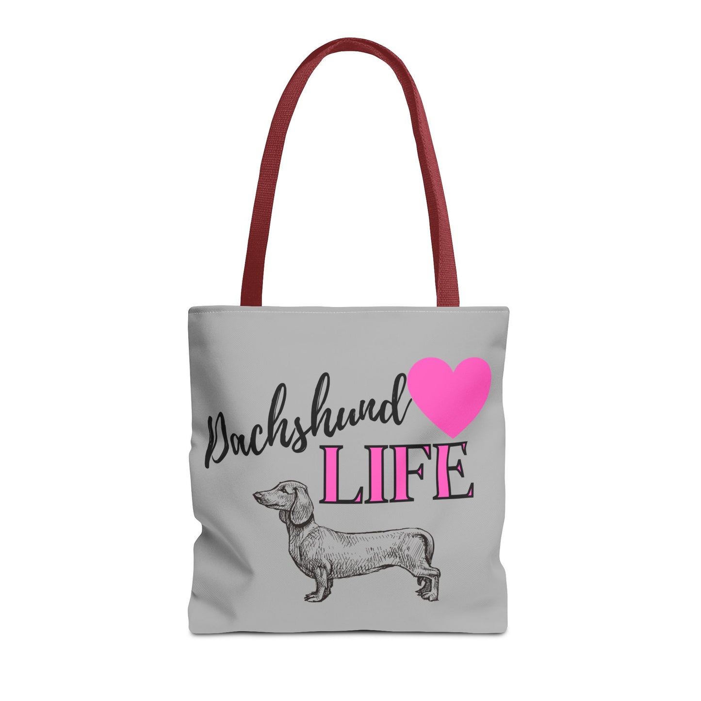Dachshund Life Tote Bag - Dachshund Lover Gift, Dachshund Dog Tote, Dachshund Love Bag, Cute Dachsie Tote, Fun Sausage Dog Purse