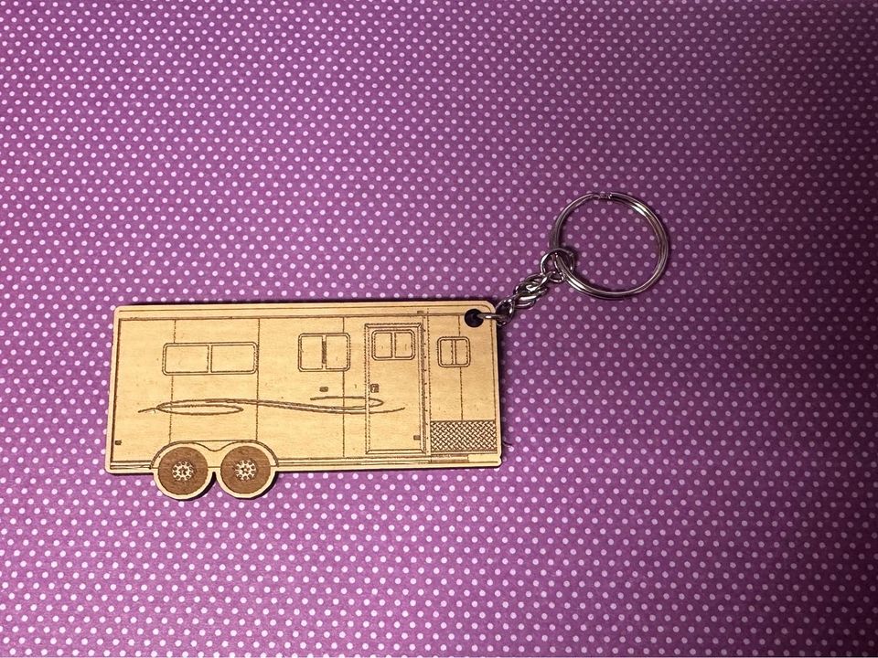 Horse Trailer Key Chain. Horse Trailer Keys