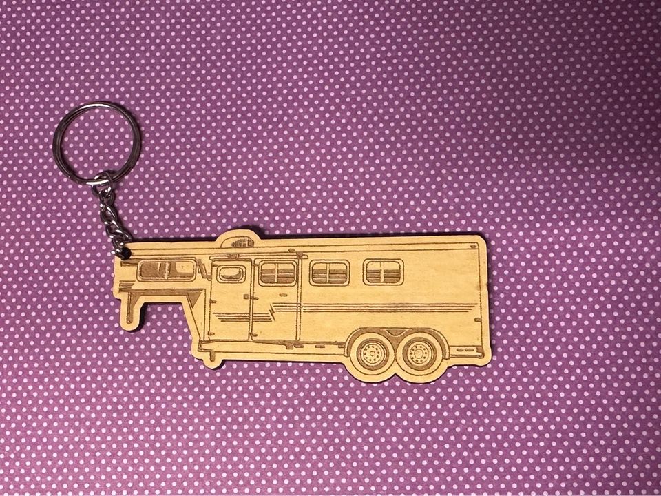 Horse Trailer Key Chain. Horse Trailer Keys