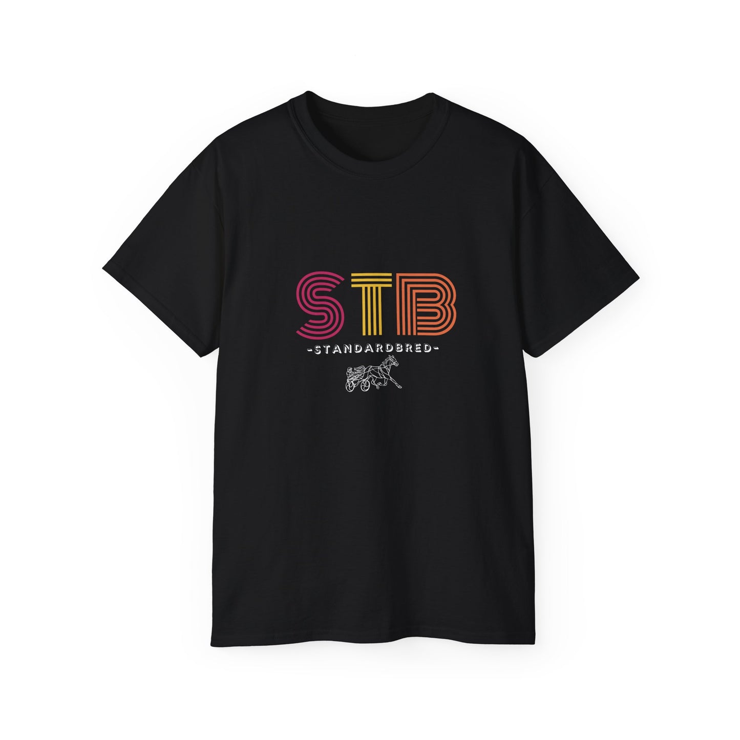 Standardbred Horse. STB. Harness Horse. Harness Racing. Sulky Horse. Unisex Ultra Cotton Tee