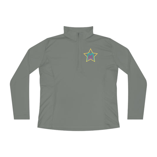 Custom Morgan2  Ladies Quarter-Zip Pullover