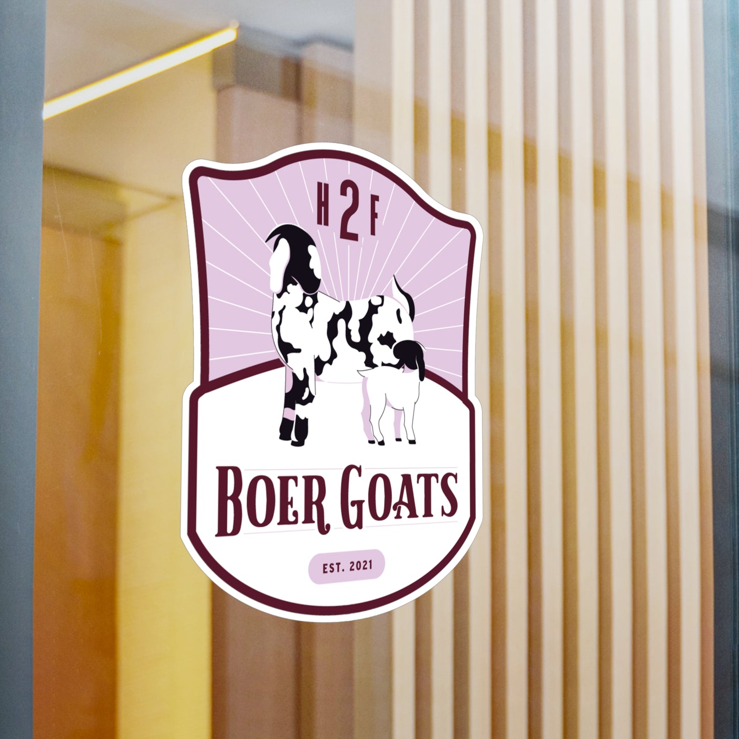 H2F Boar Goats Kiss-Cut Vinyl Decals