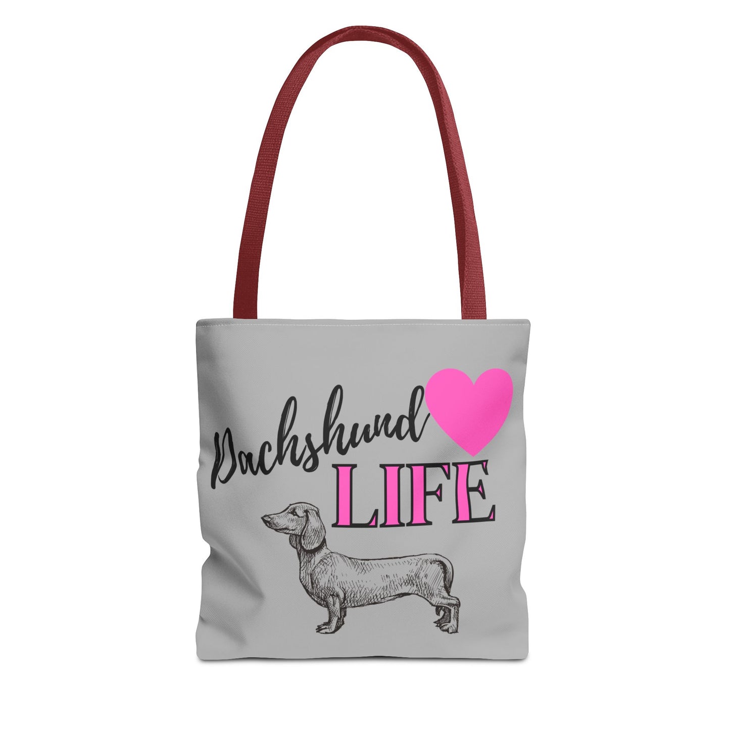 Dachshund Life Tote Bag - Dachshund Lover Gift, Dachshund Dog Tote, Dachshund Love Bag, Cute Dachsie Tote, Fun Sausage Dog Purse