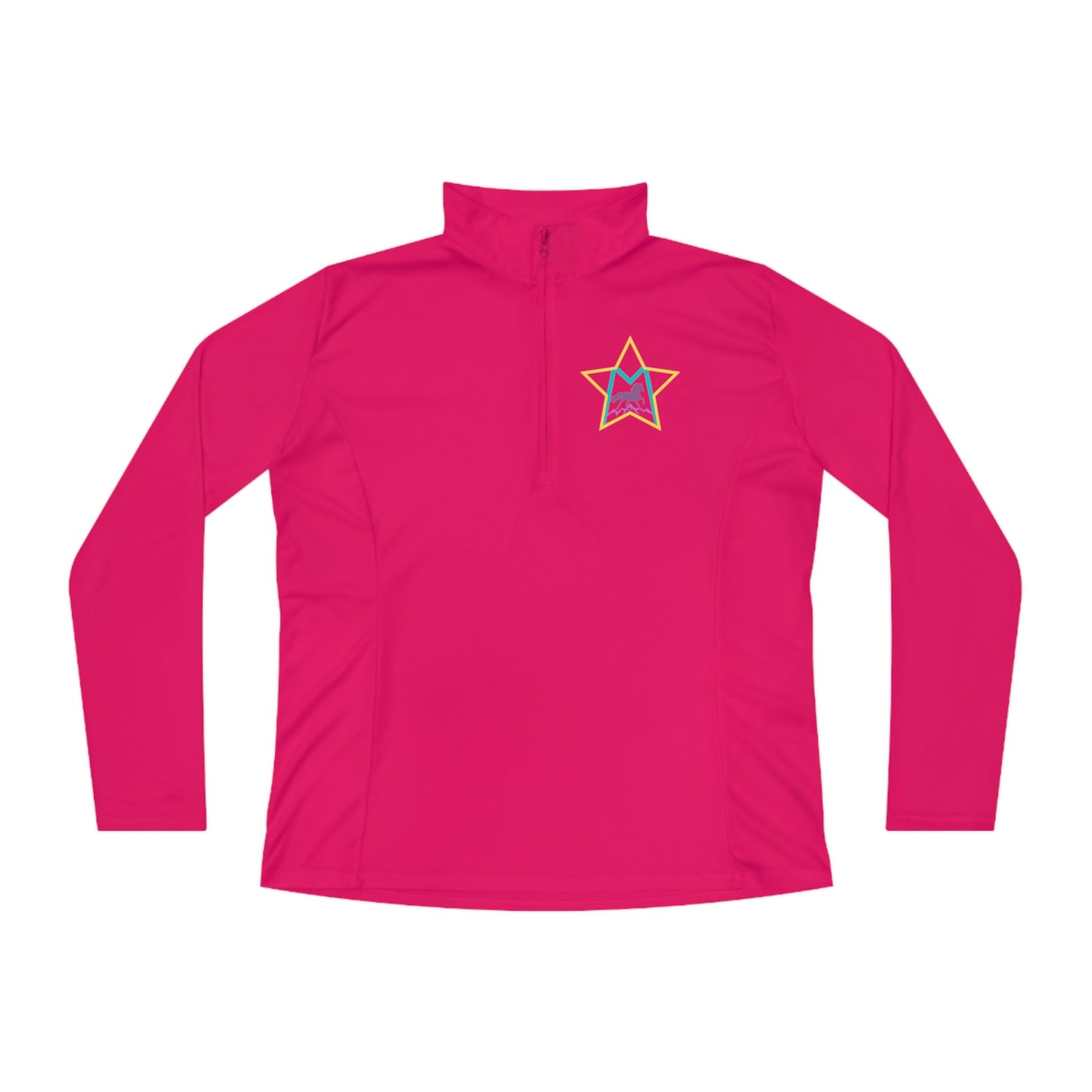Custom Morgan2  Ladies Quarter-Zip Pullover