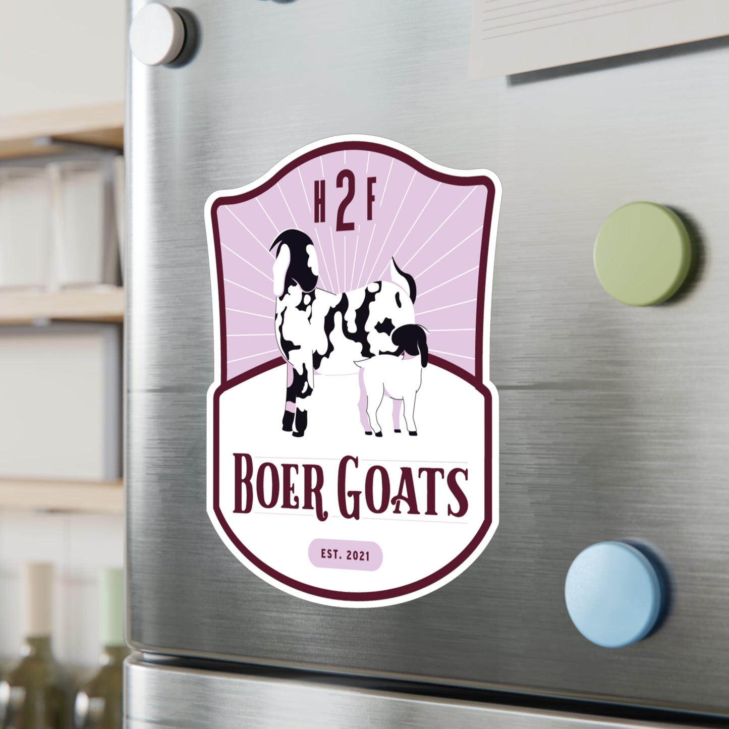 H2F Boar Goats Kiss-Cut Vinyl Decals