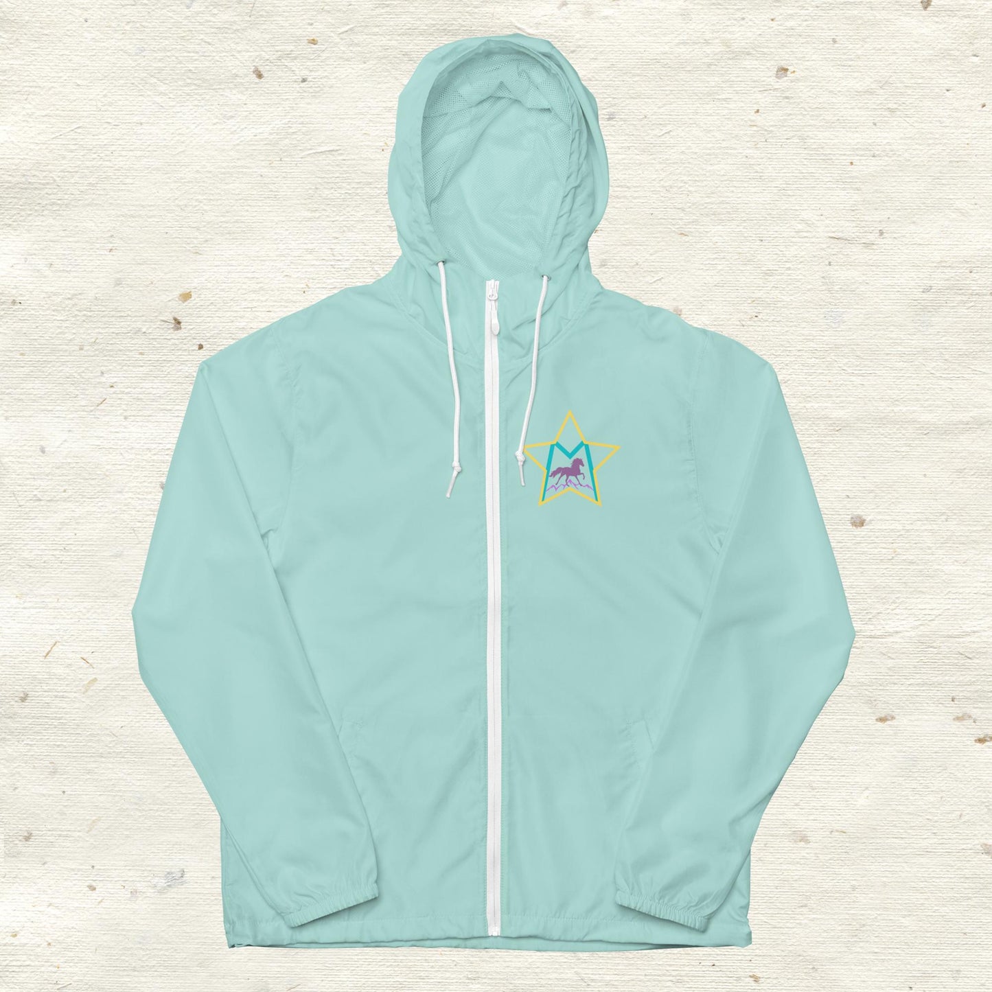 Custom Morgan Unisex lightweight zip up windbreaker