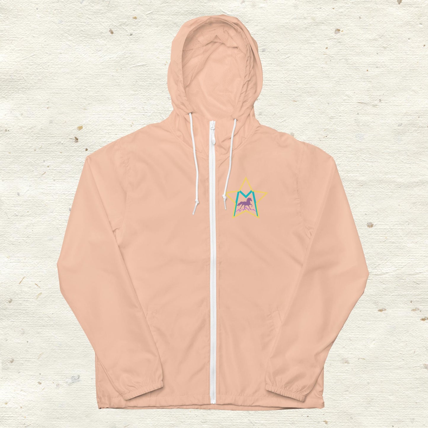 Custom Morgan Unisex lightweight zip up windbreaker