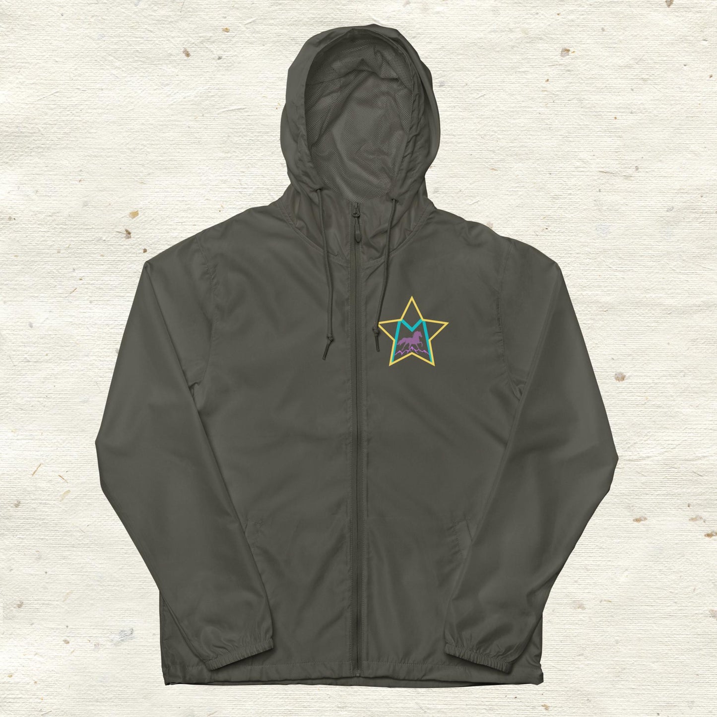 Custom Morgan Unisex lightweight zip up windbreaker