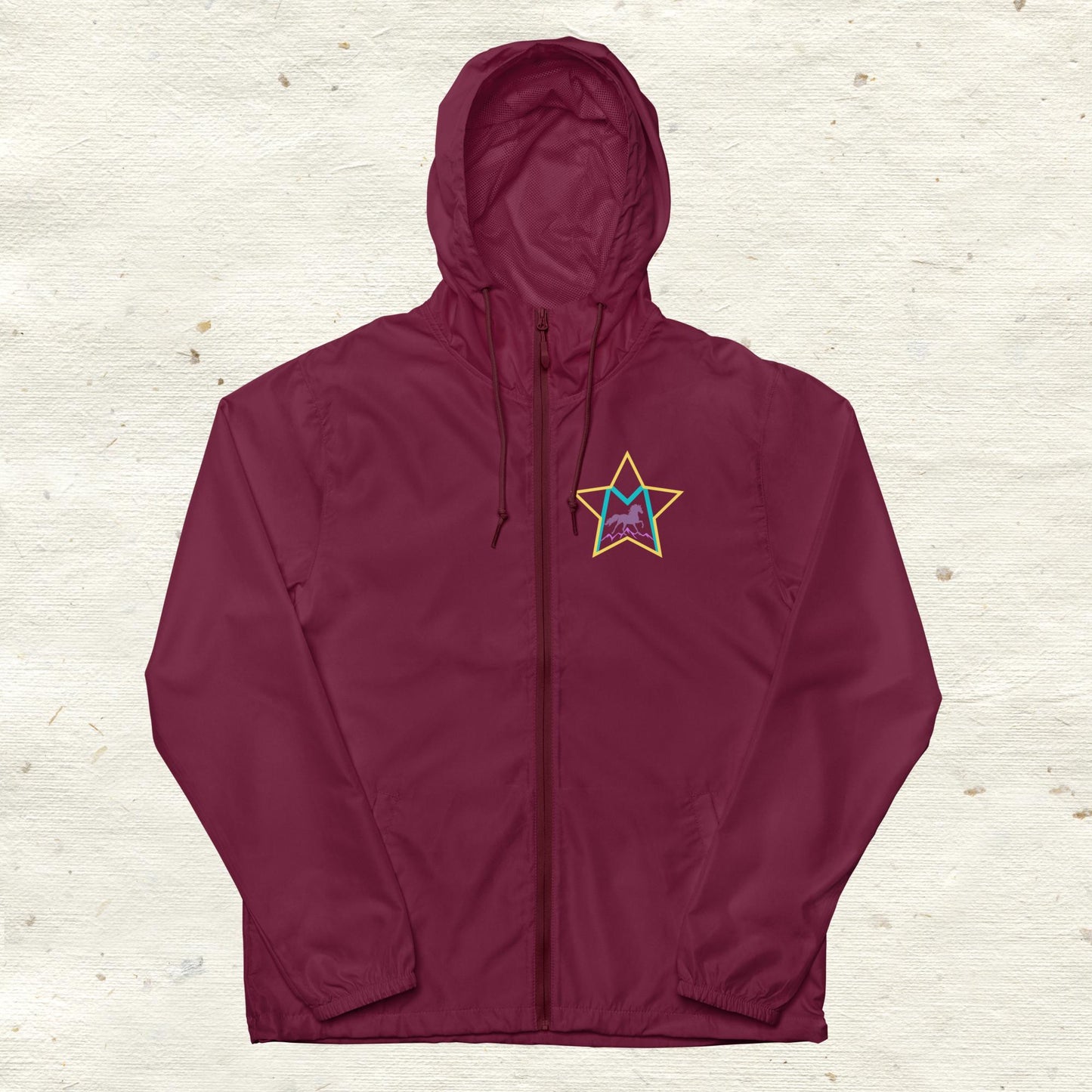 Custom Morgan Unisex lightweight zip up windbreaker