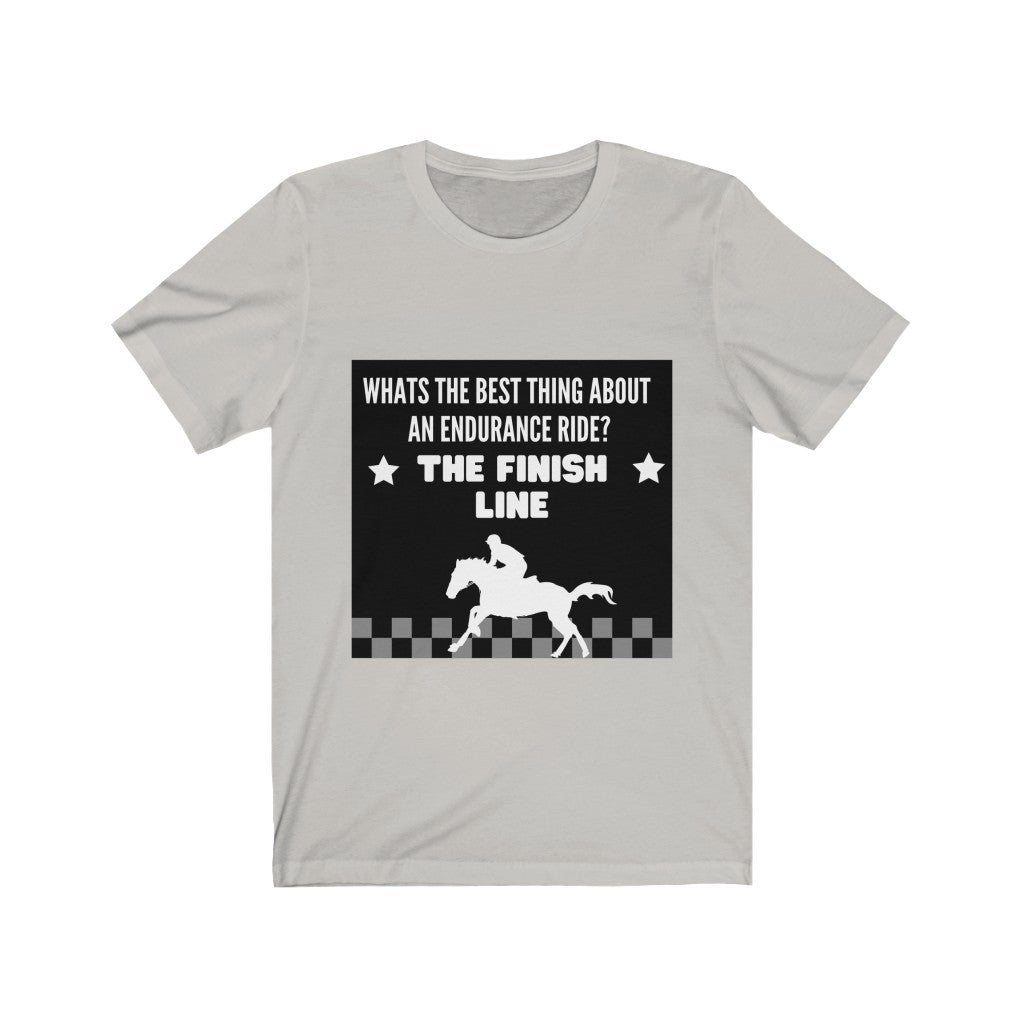 Best Thing About A ride?  Unisex Jersey Short Sleeve Tee