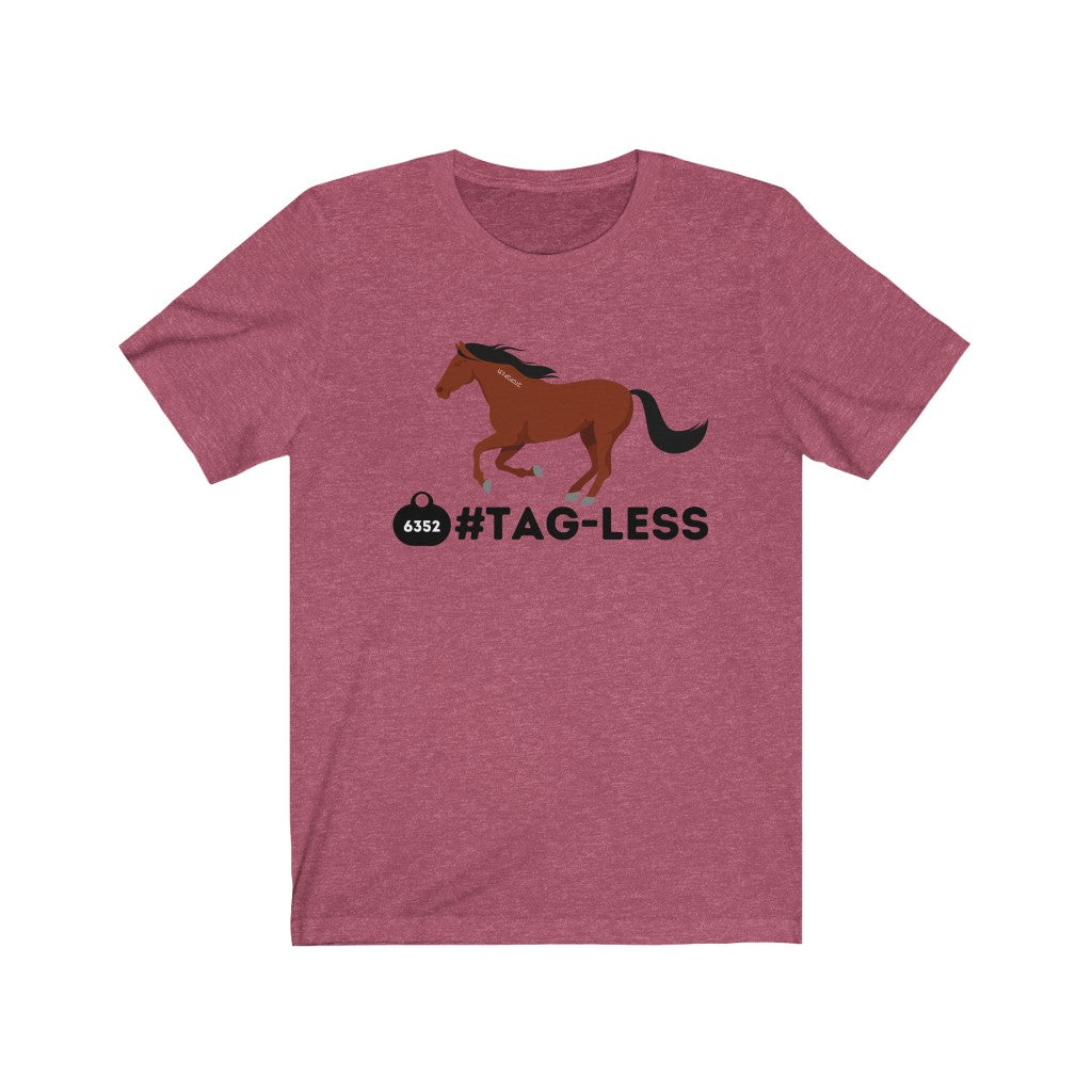 Wild Mustang #Tag-Less Unisex Jersey Short Sleeve Tee