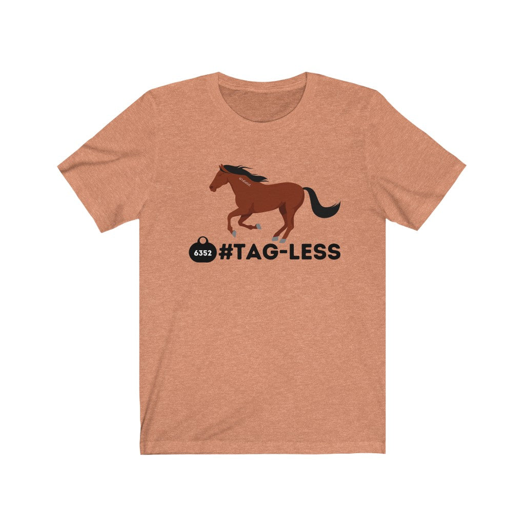 Wild Mustang #Tag-Less Unisex Jersey Short Sleeve Tee