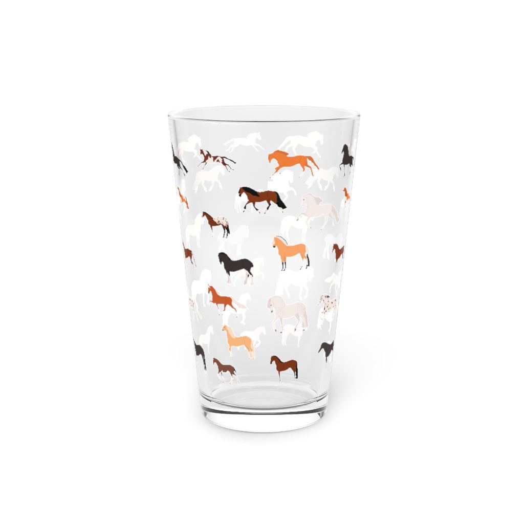 Horse Breed Pint Glass, 16oz