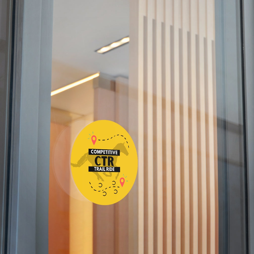 CTR Competitive Trail Ride - Endurance Rider Vinyl Sticker