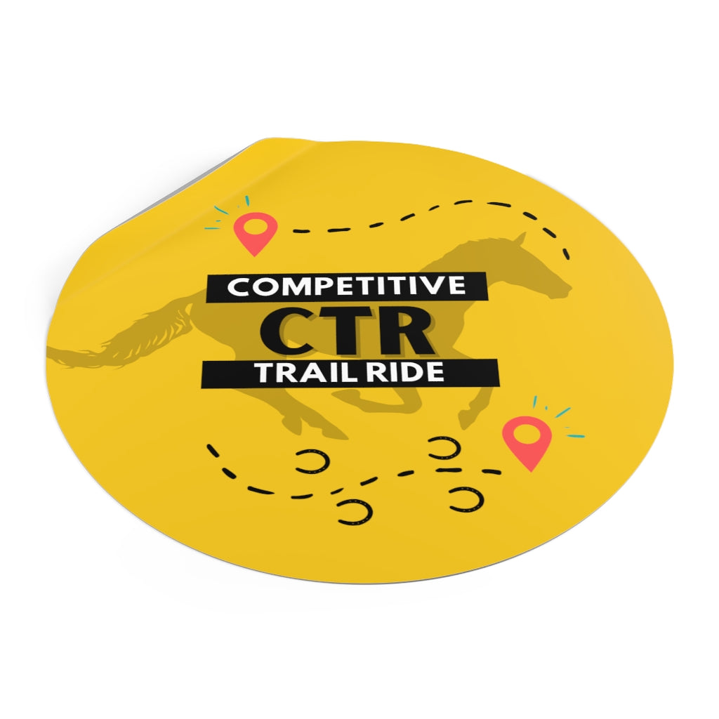 CTR Competitive Trail Ride - Endurance Rider Vinyl Sticker