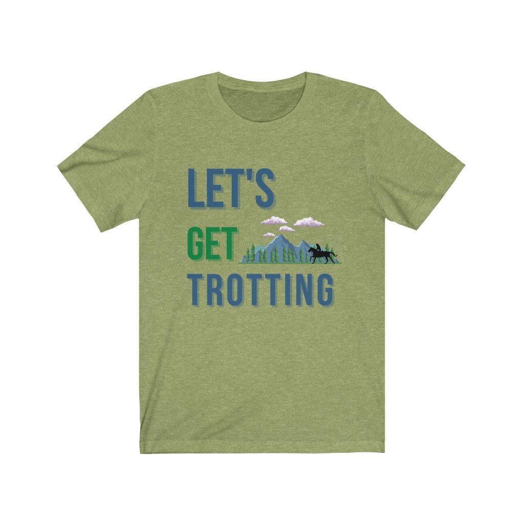 Lets Get Trotting. Endurance Rider. Endurance Tshirt. TEVIS. Endurance Ride