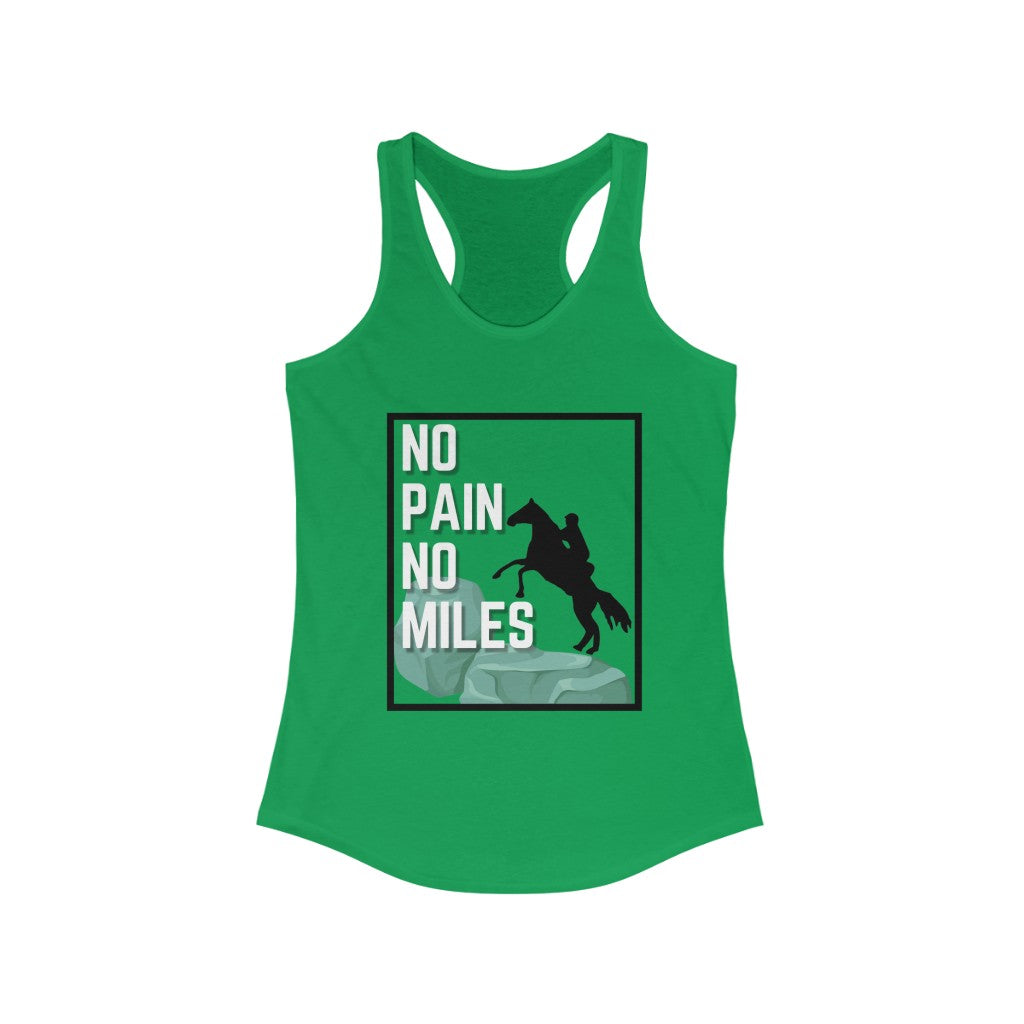No Pain No Miles Women's Ideal Racerback Tank