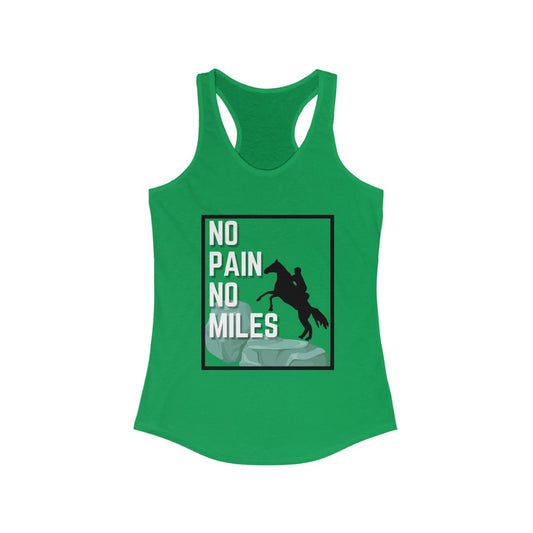 No Pain No Miles Women's Ideal Racerback Tank