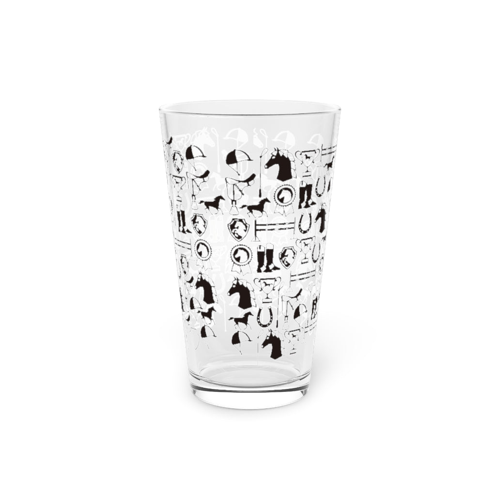 Horse Show Pint Glass, 16oz