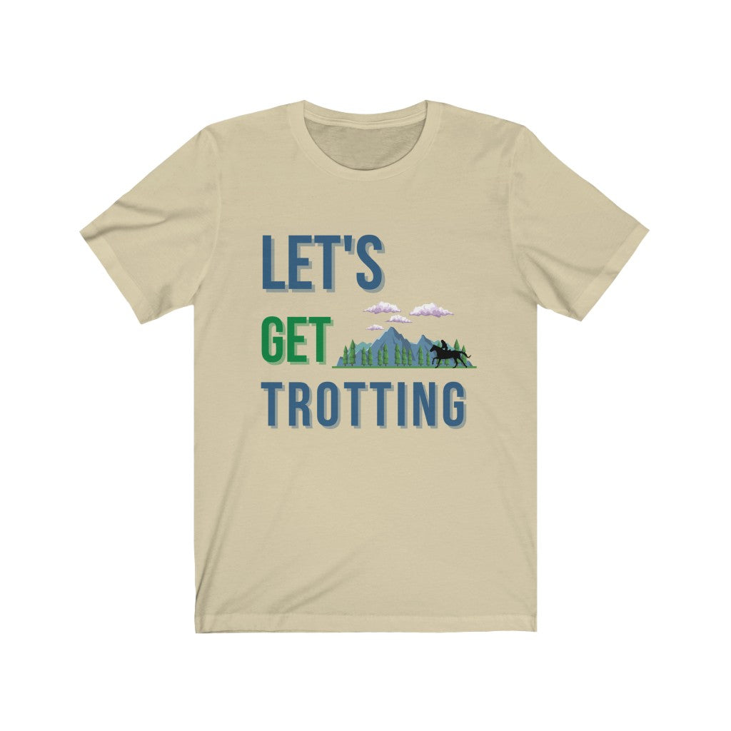 Lets Get Trotting. Endurance Rider. Endurance Tshirt. TEVIS. Endurance Ride