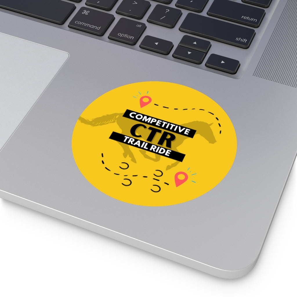 CTR Competitive Trail Ride - Endurance Rider Vinyl Sticker