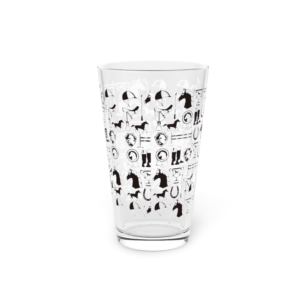 Horse Show Pint Glass, 16oz