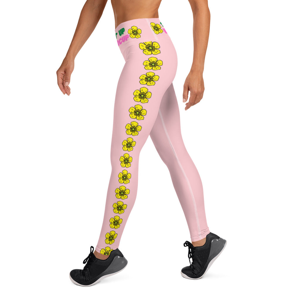 Suck It Up Butter Cup Yoga Leggings