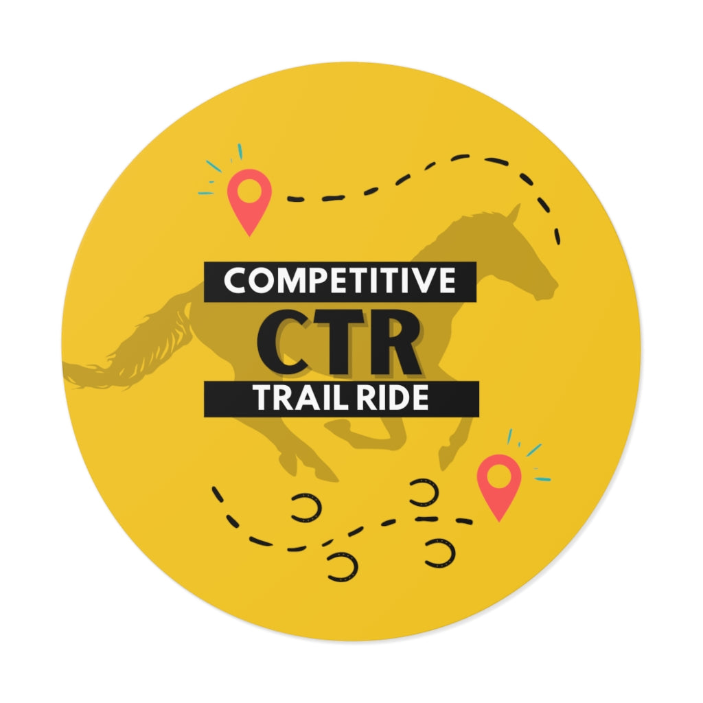 CTR Competitive Trail Ride - Endurance Rider Vinyl Sticker