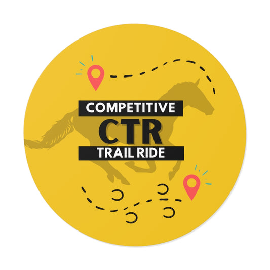 CTR Competitive Trail Ride - Endurance Rider Vinyl Sticker