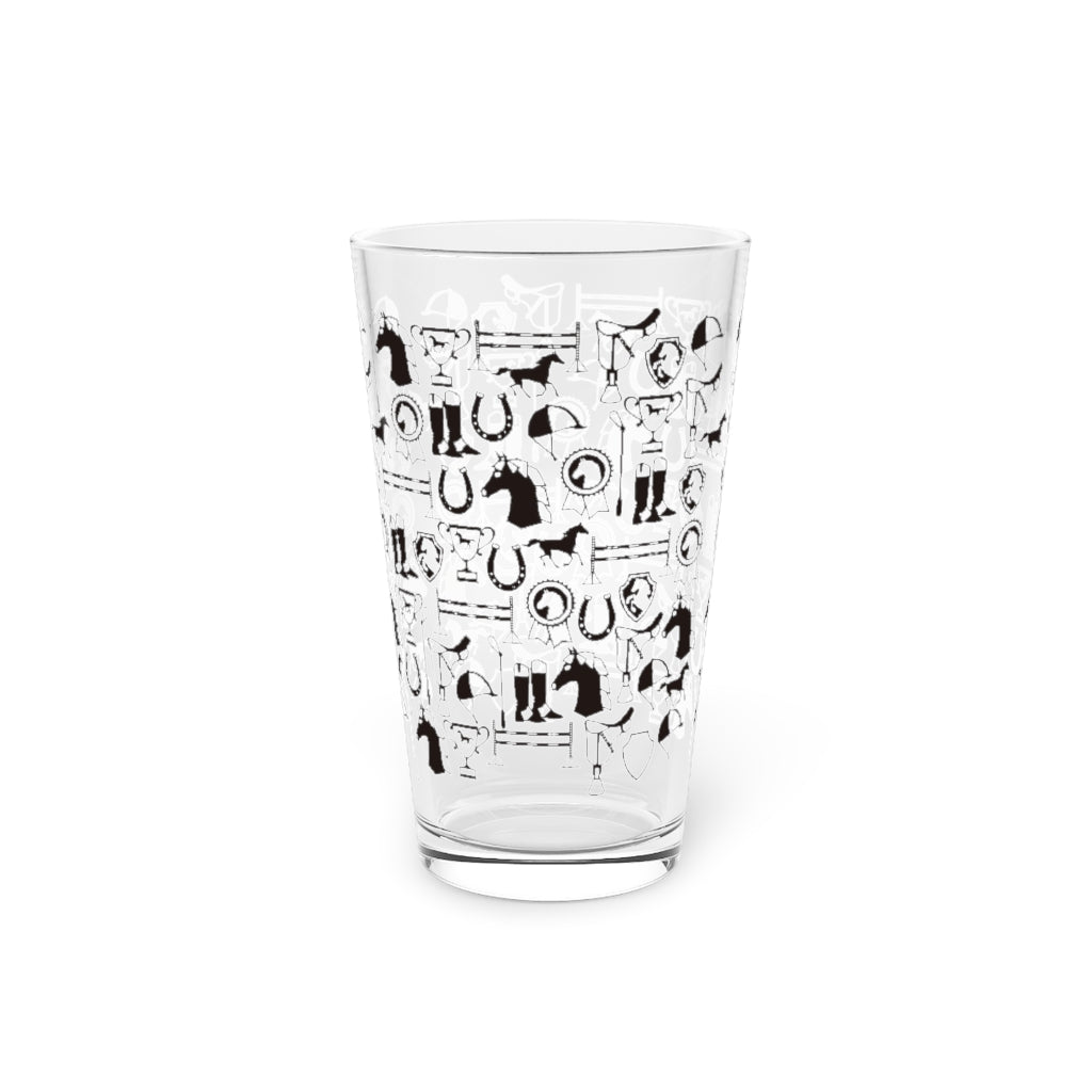 Horse Show Pint Glass, 16oz