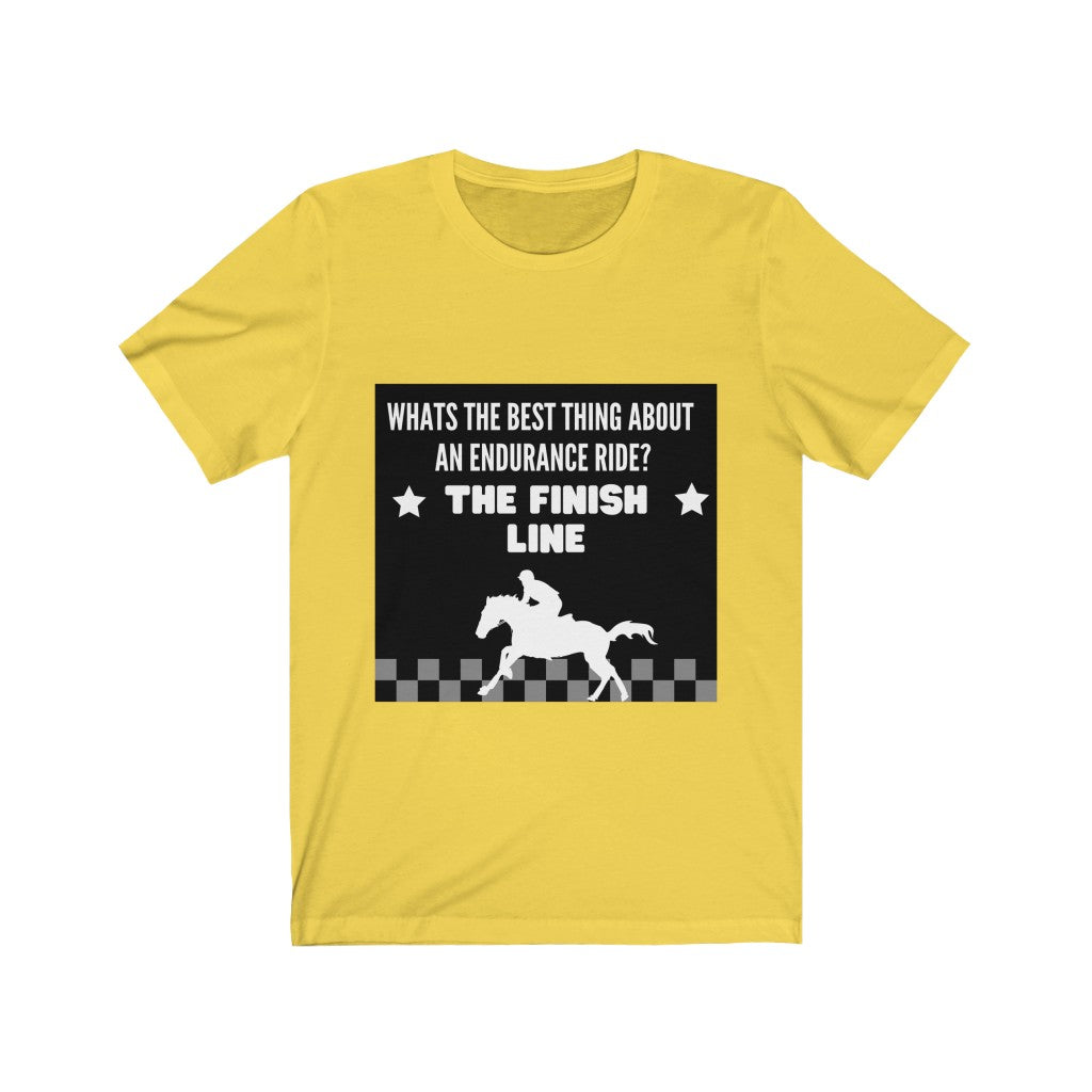 Best Thing About A ride?  Unisex Jersey Short Sleeve Tee