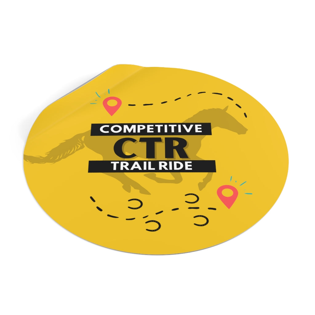 CTR Competitive Trail Ride - Endurance Rider Vinyl Sticker
