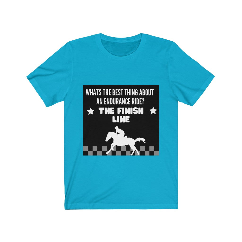 Best Thing About A ride?  Unisex Jersey Short Sleeve Tee
