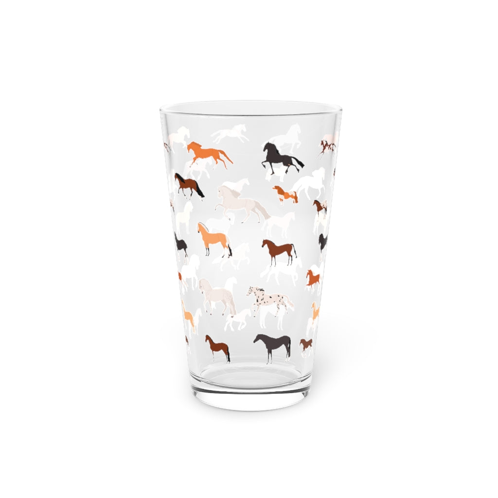 Horse Breed Pint Glass, 16oz